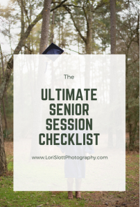 The Ultimate Senior Portrait Session Checklist